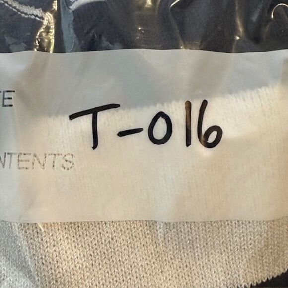 St. John Sport by Marie Gray Navy Blue White Red Striped Sailboat Small Sweater - Picture 5 of 5